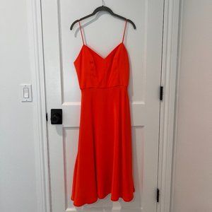 Orange Strappy Dress - Noris - Size 6
